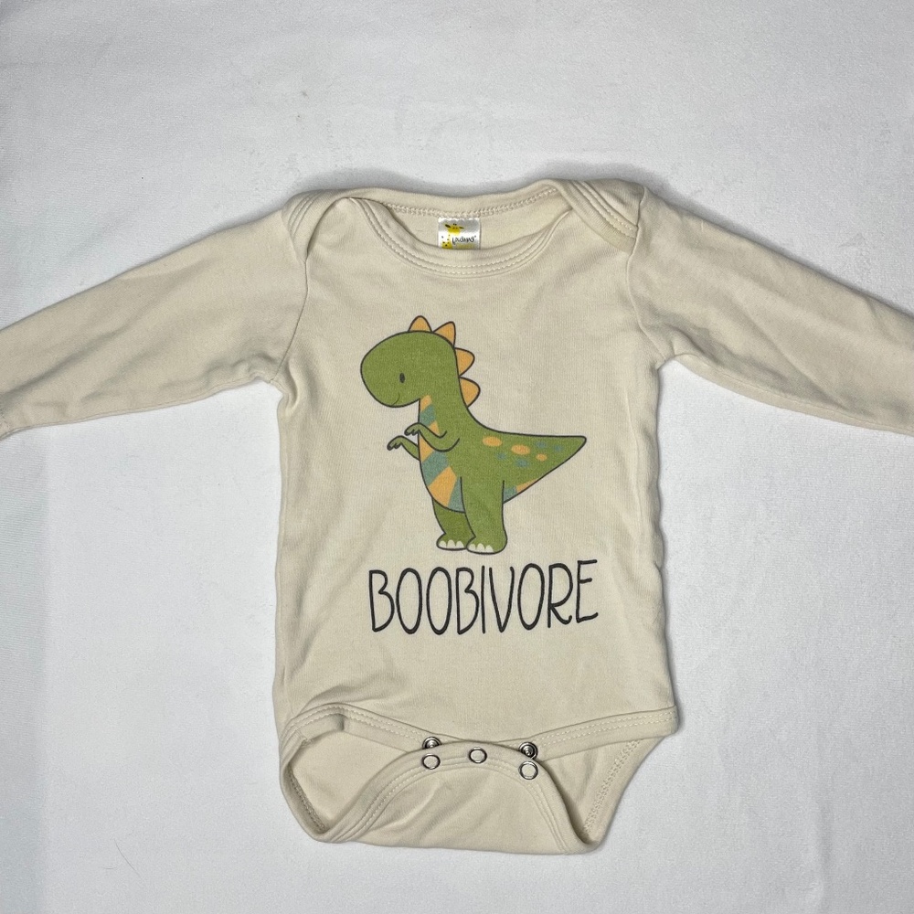 0-3m Long Sleeve Bodysuit Onesie Breastfeeding Humor Nursing Baby Clothes
